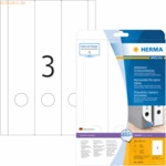 HERMA Ordneretiketten wei&szlig; Movables/abl&ouml;sbar 59x297mm Special A4 VE=75