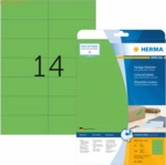 HERMA Etiketten gr&uuml;n 105x42,3mm Special A4 VE=280 St&uuml;ck