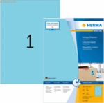 HERMA Etiketten blau 210x297mm Special A4 VE=100 St&uuml;ck