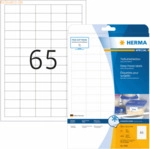HERMA Tiefk&uuml;hletiketten wei&szlig; 38,1x21,2mm Special A4 VE=1625 St&uuml;ck