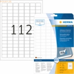 HERMA Etiketten wei&szlig; Movables/abl&ouml;sbar 25,4x16,9mm Special A4 VE=2800S