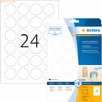 HERMA Verschlussetiketten transparent stark haftend 40mm Special A4 V=