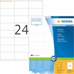 HERMA Etiketten wei&szlig; 70x36mm Premium A4 VE=12000 St&uuml;ck