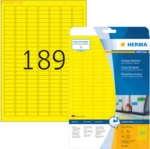 HERMA Etiketten gelb 25,4x10mm Special A4 VE=3780 St&uuml;ck