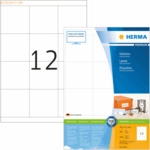 HERMA Etiketten wei&szlig; 70x67,7mm Premium A4 VE=2400 St