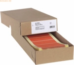 HERMA Computeretiketten endlos 88,9x35,7mm rot 1-bahnig VE=2000 St&uuml;ck