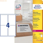 Avery Zweckform Versand-Etiketten 99,1x139 mm 25 Blatt/100 Etiketten w