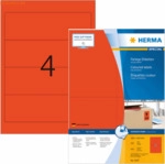 HERMA Ordneretiketten rot 192x61mm Special A4 VE=400 St&uuml;ck