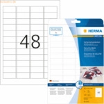 Herma Etikett Sicherheit 4232 45,7x21,2mm wei&szlig; 1.200 St&uuml;ck