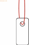 HERMA H&auml;ngeetiketten 7x15mm mit Faden rot VE=1000 St&uuml;ck