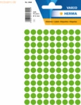 10 x HERMA Vielzweck-Etiketten 8mm leuchtgr&uuml;n VE=540 St&uuml;ck