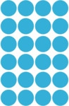 Avery Zweckform Markierungspunkte 18mm VE=96 St&uuml;ck blau