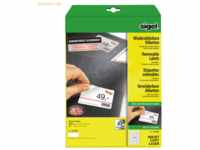 Sigel Etiketten Inkjet/Laser Kopier 25,4x10mm ablösbar VE=4725 Stück (