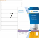 HERMA Ordneretiketten wei&szlig; 192x38mm Special A4 VE=70 St&uuml;ck