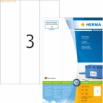 HERMA Etiketten wei&szlig; 70x297mm Premium A4 VE=300 St&uuml;ck