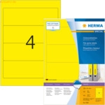 HERMA Ordneretiketten gelb 192x61mm Special A4 VE=400 St&uuml;ck