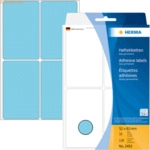 HERMA Vielzweck-Etiketten 52x82mm blau VE=128 St&uuml;ck