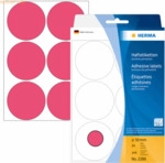 HERMA Vielzweck-Etiketten 50mm leuchtrot VE=144 St&uuml;ck