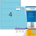 HERMA Ordneretiketten blau 192x61mm Special A4 VE=400 St&uuml;ck