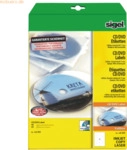 Sigel CD-/DVD-Etiketten Inkjet/Laser/Kopier 117mm VE=50 St&uuml;ck (25 Blat