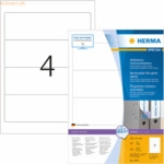 HERMA Ordneretiketten wei&szlig; Movables/abl&ouml;sbar 192x61mm Special A4 VE=40