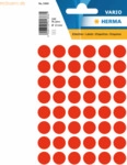 10 x HERMA Vielzweck-Etiketten 13mm leuchtrot VE=240 St&uuml;ck