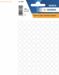 10 x HERMA Vielzweck-Etiketten 8mm wei&szlig; VE=540 St&uuml;ck
