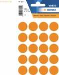 10 x HERMA Vielzweck-Etiketten 19mm leuchtorange VE=100 St&uuml;ck