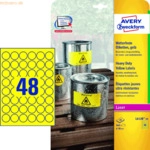 Avery Zweckform Folienetiketten wetterfest Durchmesser 30mm VE=20 Boge