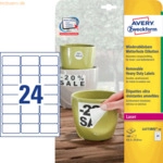 Avery Zweckform Etiketten 63,5x33,9mm wetterfest abl&ouml;sbar Laser/Copy P