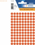 10 x HERMA Vielzweck-Etiketten 8mm rot VE=540 St&uuml;ck