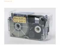 Casio Schriftbandkassette XR-24 YW 24mm schwarz auf gelb