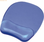 Fellowes Mauspad mit Handgelenkauflage Gel blau