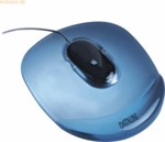 Esselte Mauspad Gel-Rest Crystal blau transparent