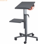 Maul Beamertisch melaminharzbeschichtet HxBxT 75-120x35x50cm Tragkraft