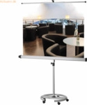 Franken Stativ-Leinwand Pro Mobil 200x200cm Bildformat 1:1 manuell