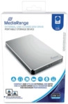 MediaRange externes USB 3.0 Festplattenlaufwerk HDD - 1 TB silber.