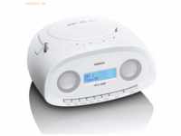 Lenco Lenco SCD-69WH DAB Radio Boombox CD Player, Weiß *