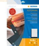 HERMA Fotophan-Sichth&uuml;llen 20x30cm schwarz VE=10 H&uuml;llen
