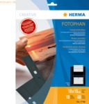 HERMA Fotophan-Sichth&uuml;llen 10x15cm quer schwarz VE=10 H&uuml;llen