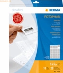 HERMA Diah&uuml;llen f&uuml;r KB-Dias mit d&uuml;nnen R&auml;hmchen 5x5cm klar/matt VE=10