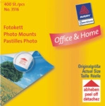 10 x Avery Zweckform Fotokleber im Kartonspender VE=400 St&uuml;ck