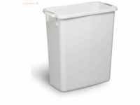 6 x Durable Abfallbehälter Durabin 60l weiß