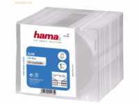 Hama CD-Leerhülle Slim transparent VE=25 Stück