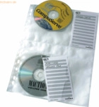 Durable CD-H&uuml;llen A4 transparent VE=5 St&uuml;ck