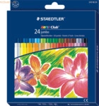 10 x Staedtler &Ouml;lpastellkreide Noris Club jumbo 24-er Etui