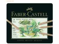 Faber Castell Pastellstift Pitt Pastell 24 Stifte farbig sortiert im M