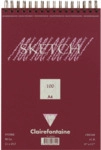 Clairefontaine Skizzenblock A4 90g mit Spirale VE=100 Blatt