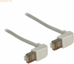 Delock Patchkabel gewinkelt RJ45 S/FTP Cat5e 0,5m grau