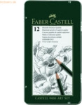 Faber Castell Bleistift Castell 9000 H&auml;rtegrade sortiert 12 St&uuml;ck im M